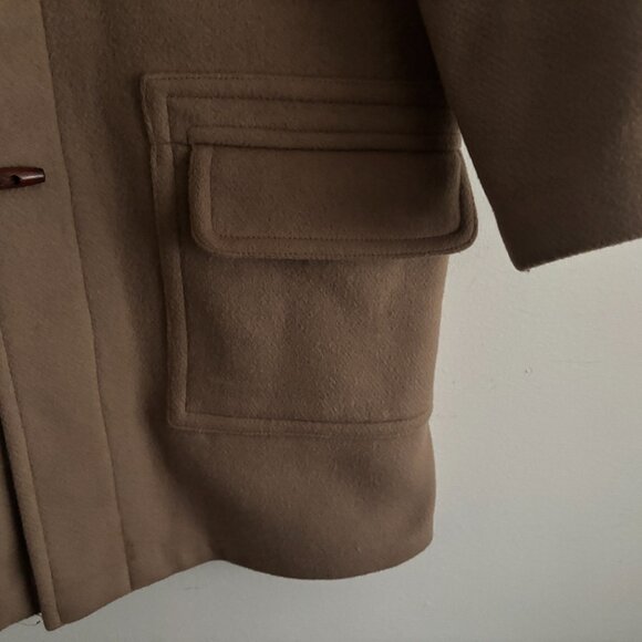 J. Press x Gloverall Duffle Coat Mi England Tan Beige Wool Overcoat - 38/ Medium - Picture 7 of 15